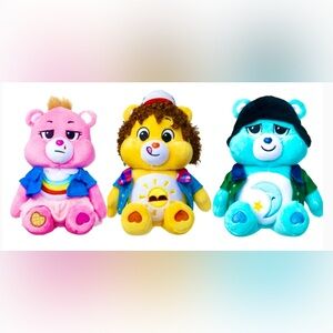 3 Care Bears x Stranger Things Fun Size Plush:  Mike Dustin Eleven Bundle NEW